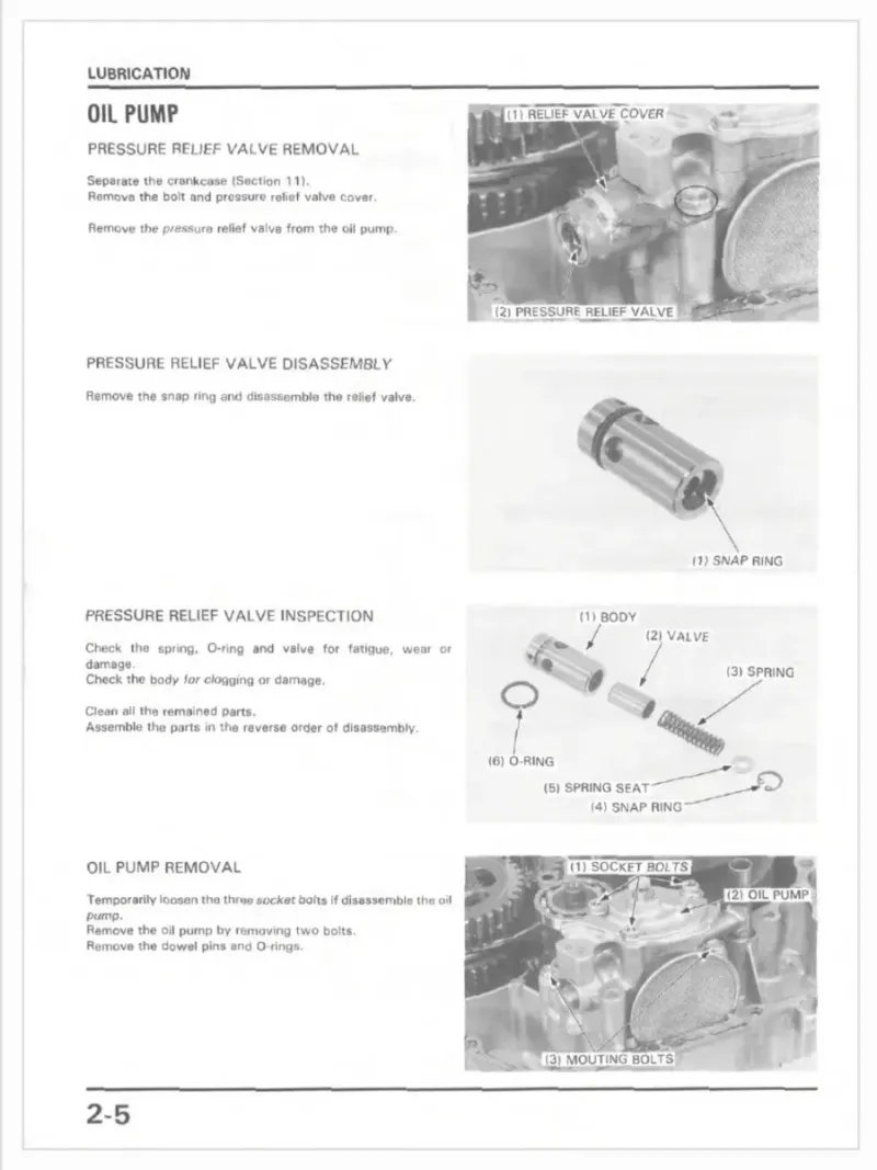 Manual de Taller Honda XRV650 1988-1989 - Imagen 3