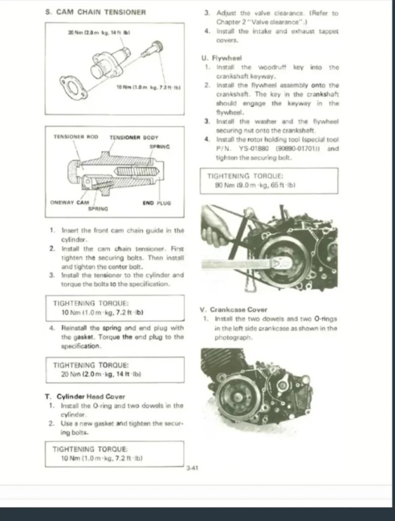 Manual de Taller Yamaha XT550J - Imagen 3