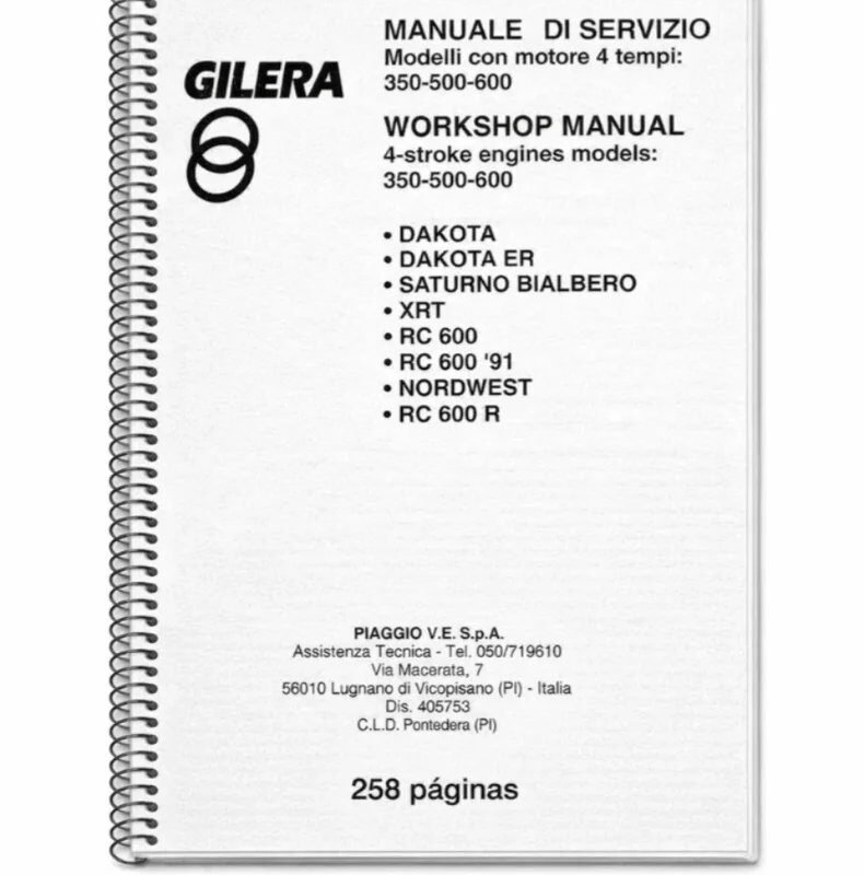 Manual Taller Gilera 350-500-600