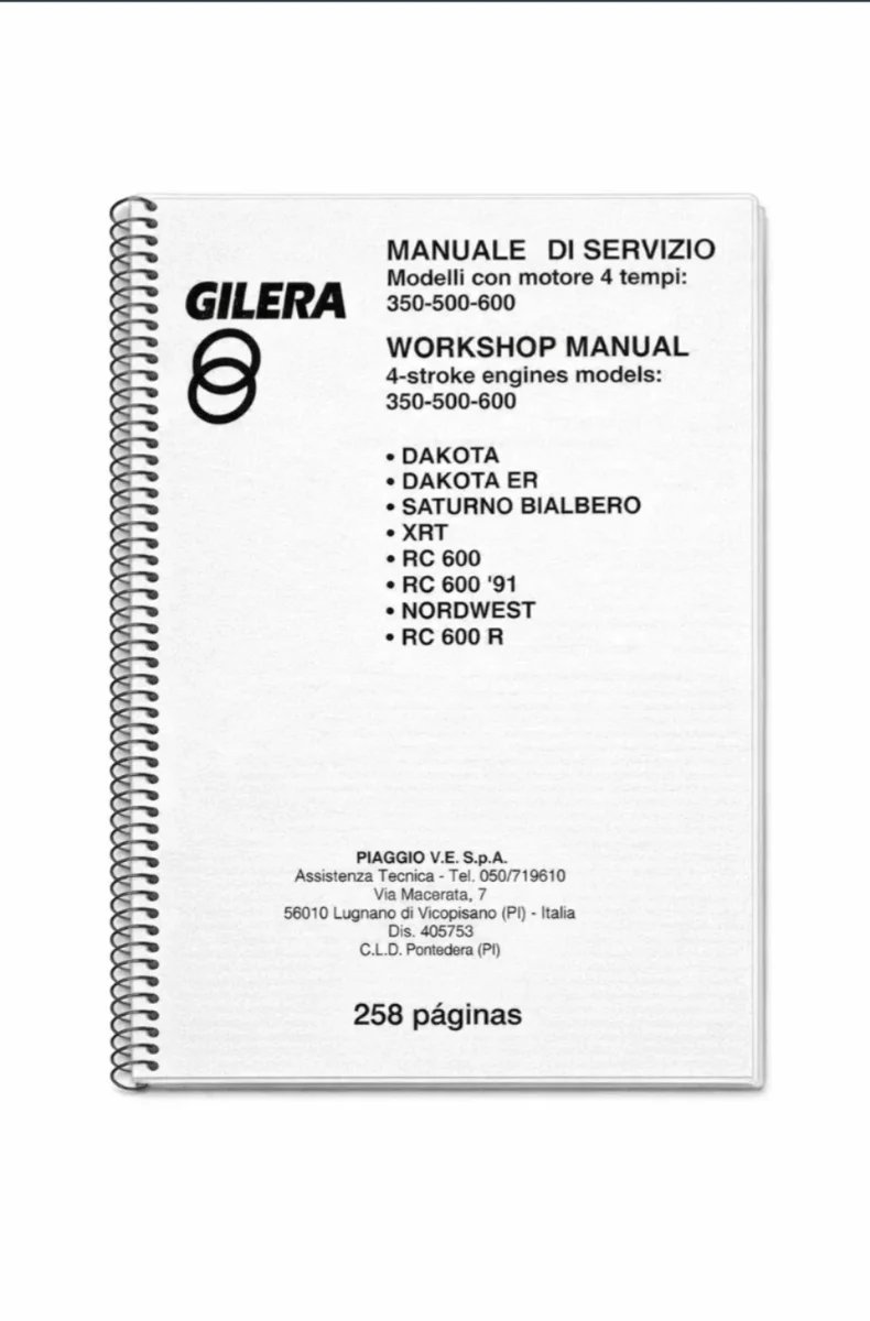 Manual de Taller Gilera 350-500-600