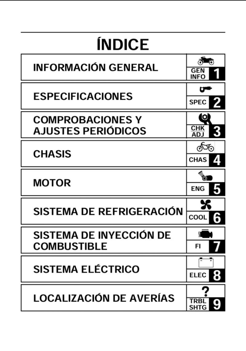 Manual de Taller Yamaha FJR1300(N) 2001 - Imagen 2