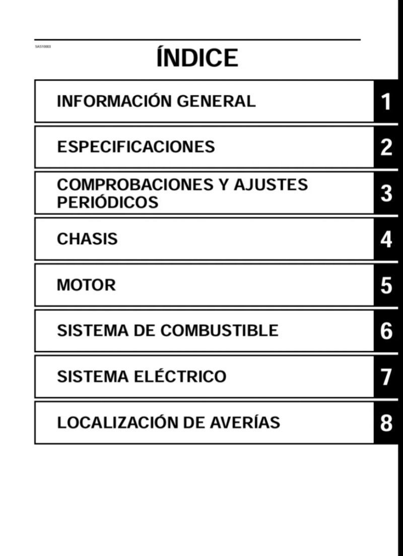 Manual de Taller Yamaha T110C 2017 - Imagen 2
