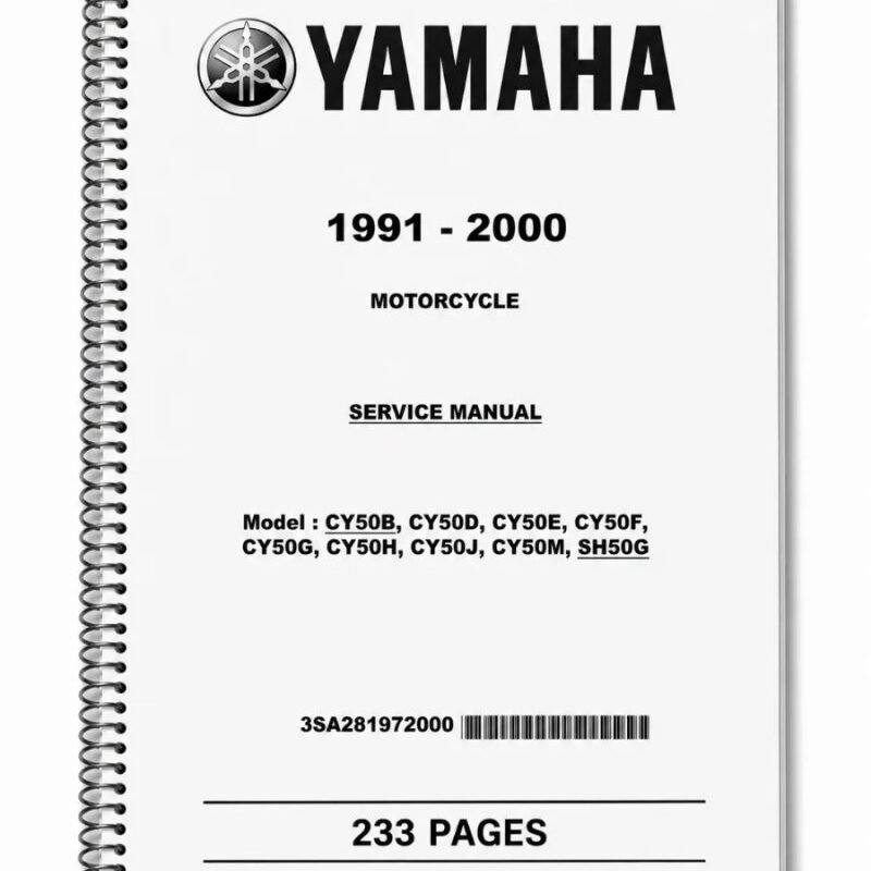 Manual de Taller Yamaha Jog 1991-2000