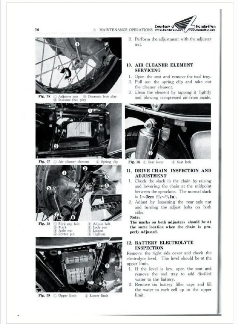 Manual de Taller Honda CB500 1971 - Imagen 3