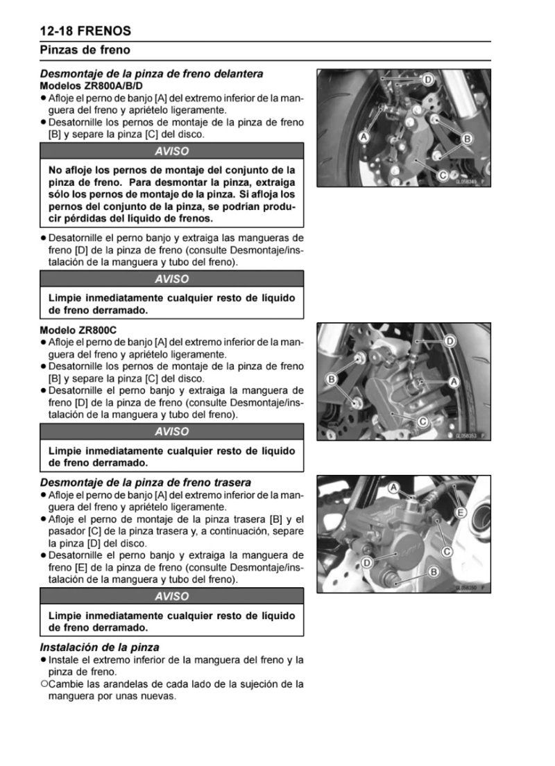 Manual de Taller Kawasaki Z800 2013 - Imagen 3