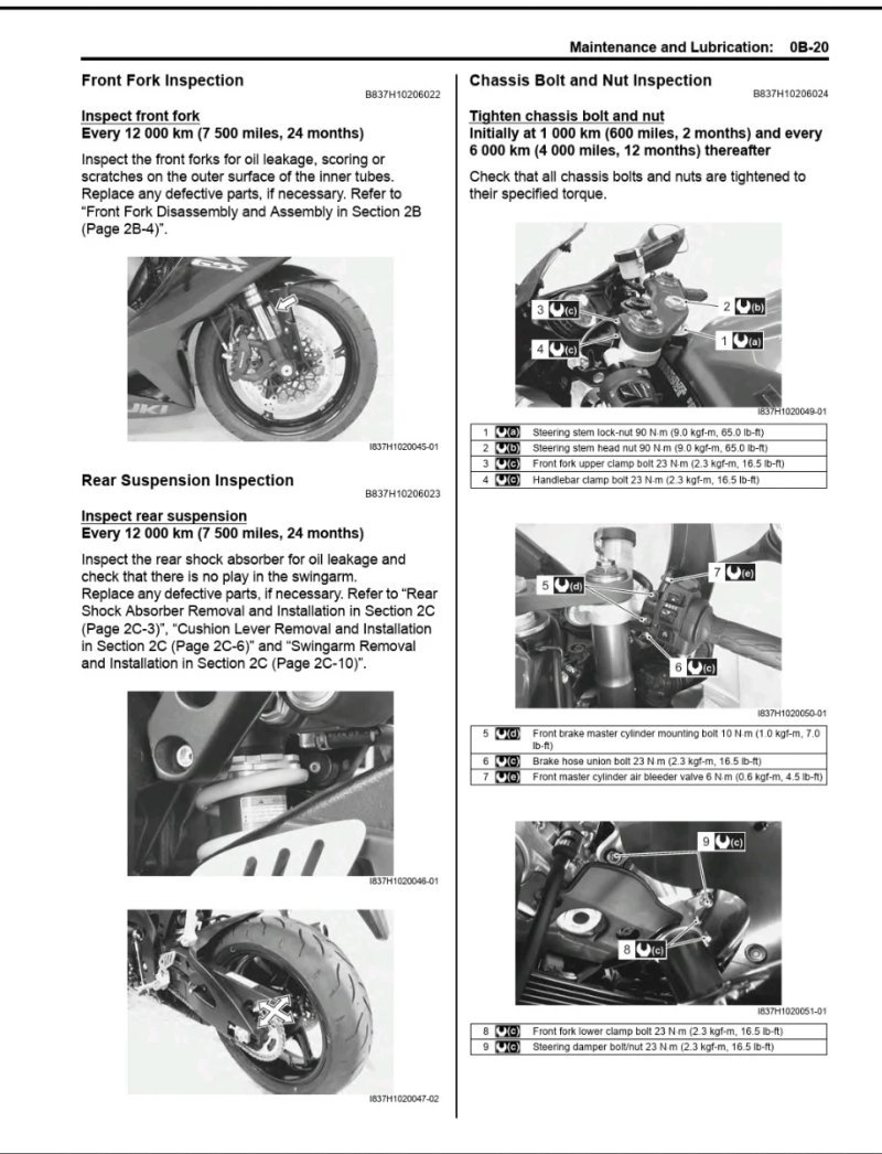 Manual de Taller Suzuki GSX-R600 2008 - Imagen 3