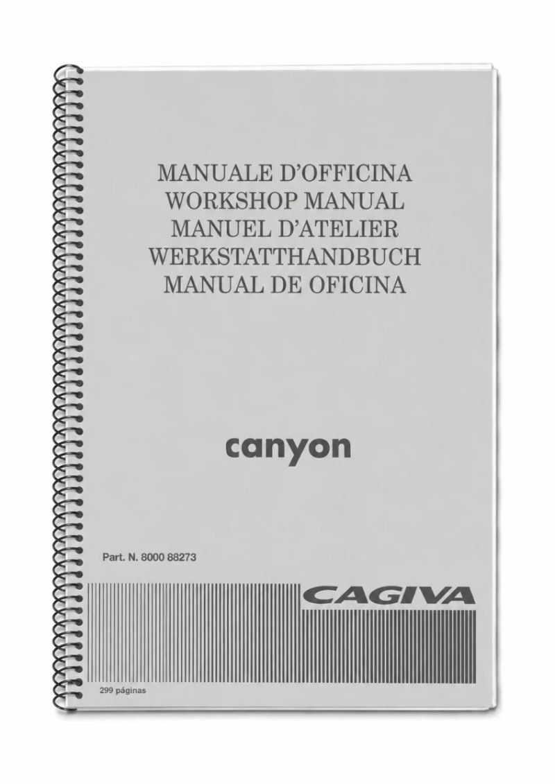 Manual de Taller Cagiva Canyon CANION 1997