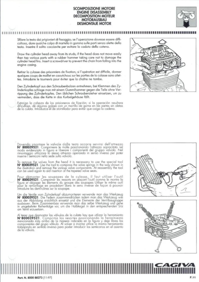 Manual de Taller Cagiva Canyon CANION 1997 - Imagen 3