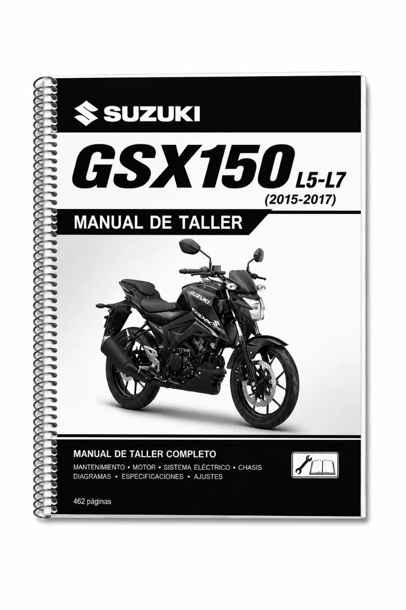 Manual de Taller Suzuki GSX150 L5-L7 (2015-2017)