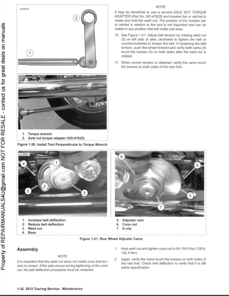 Manual de Taller Harley-Davidson Touring 2012 - Imagen 3