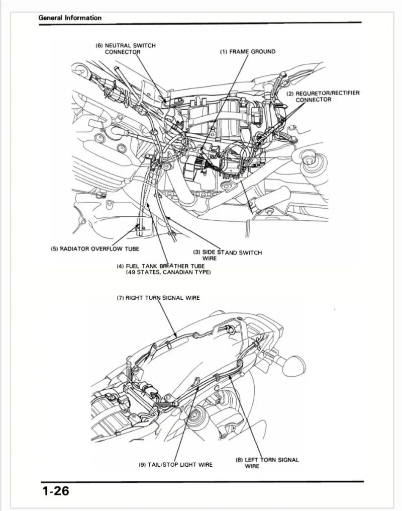 Manual de Taller Honda Magna VF750C/CD 1994-2003 - Imagen 3
