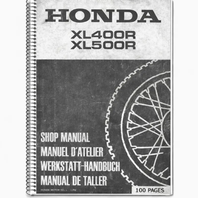 Manual Taller Honda XL400R XL500R 1982
