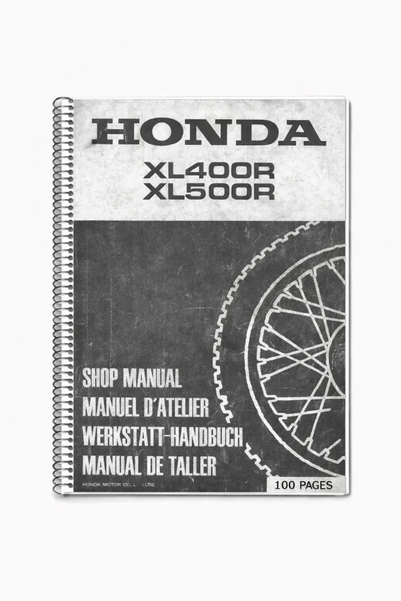 Manual de Taller Honda XL400R XL500R 1982