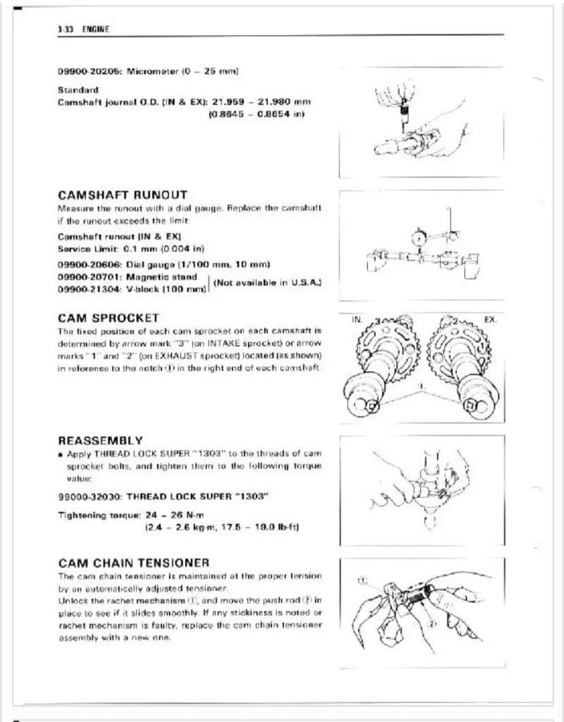 Manual de Taller Suzuki GSXR 1100 1989-1992 - Imagen 3