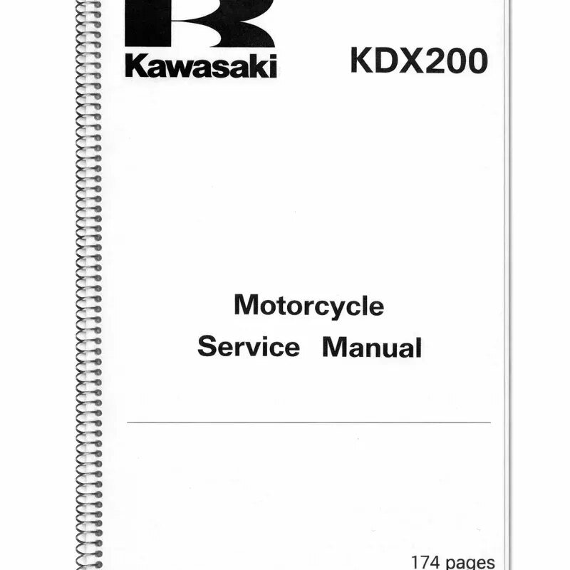 Manual de Taller Kawasaki KDX200