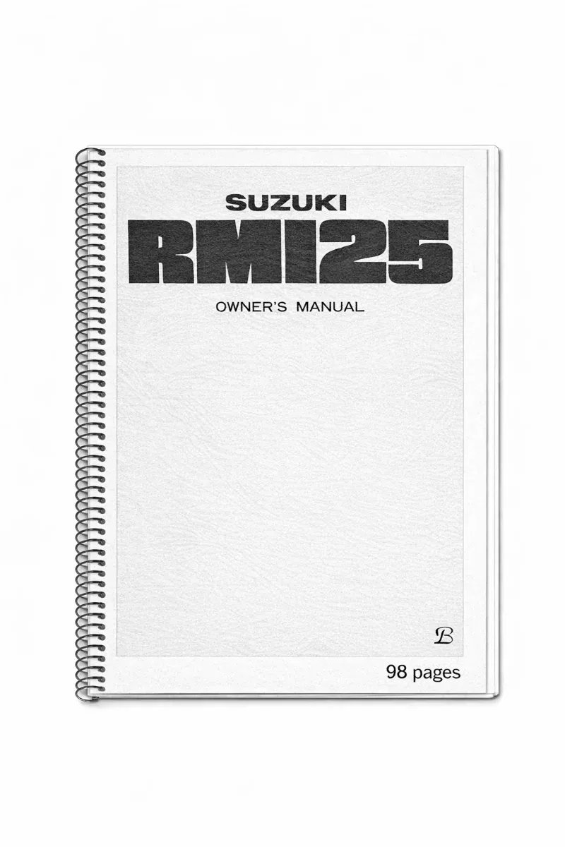 Manual de Taller Suzuki RM125 1976