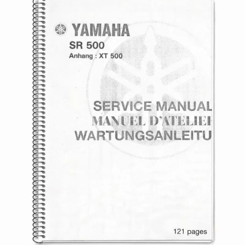 Manual de Taller Yamaha SR 500 XT 500