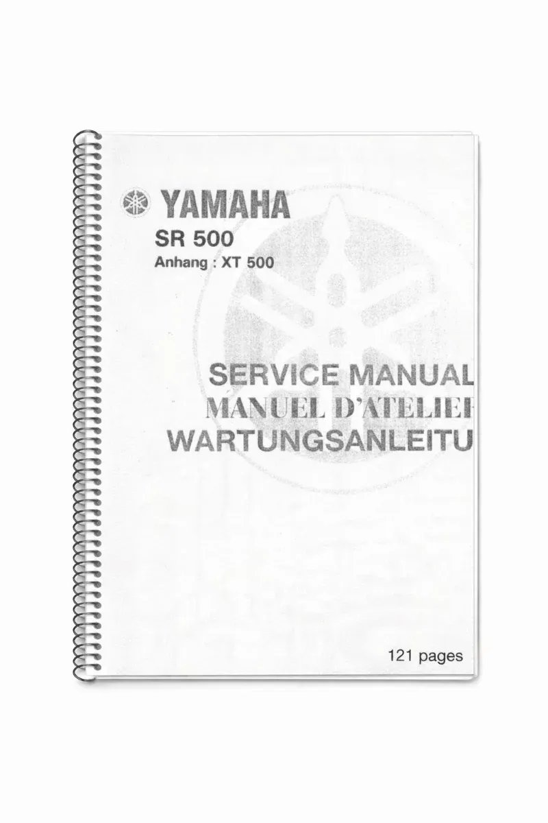 Manual de Taller Yamaha SR 500 XT 500