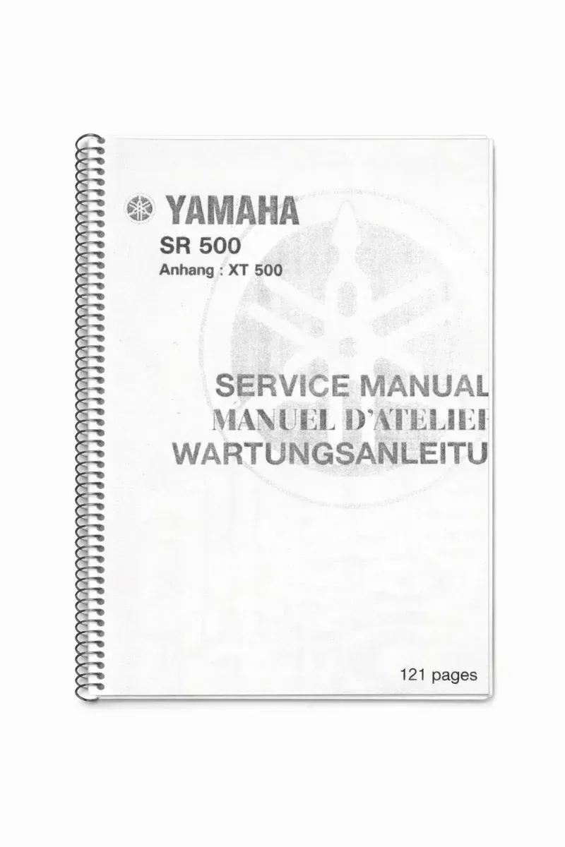 Manual de Taller Yamaha SR 500 XT 500