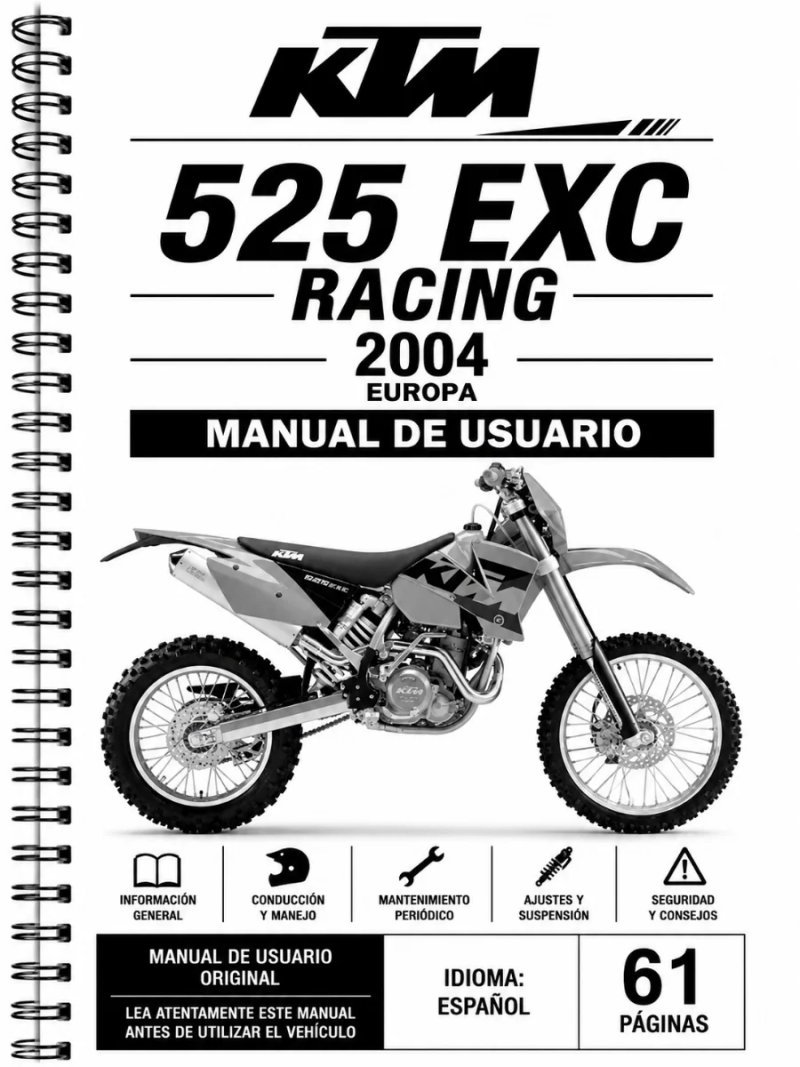Manual de Taller KTM 525 EXC Racing 2004