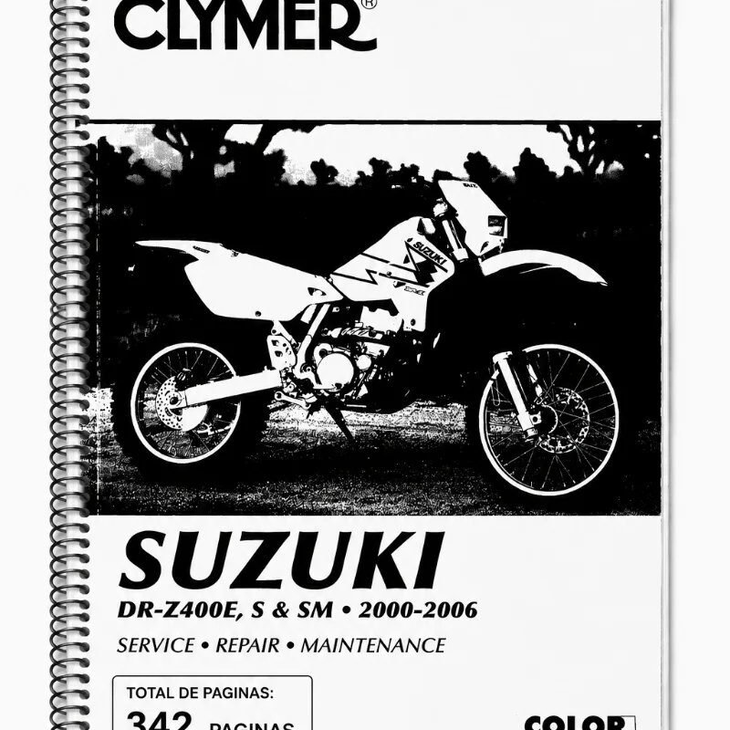 Manual Taller Suzuki DR-Z400E/S/SM 2000-2006 Clymer