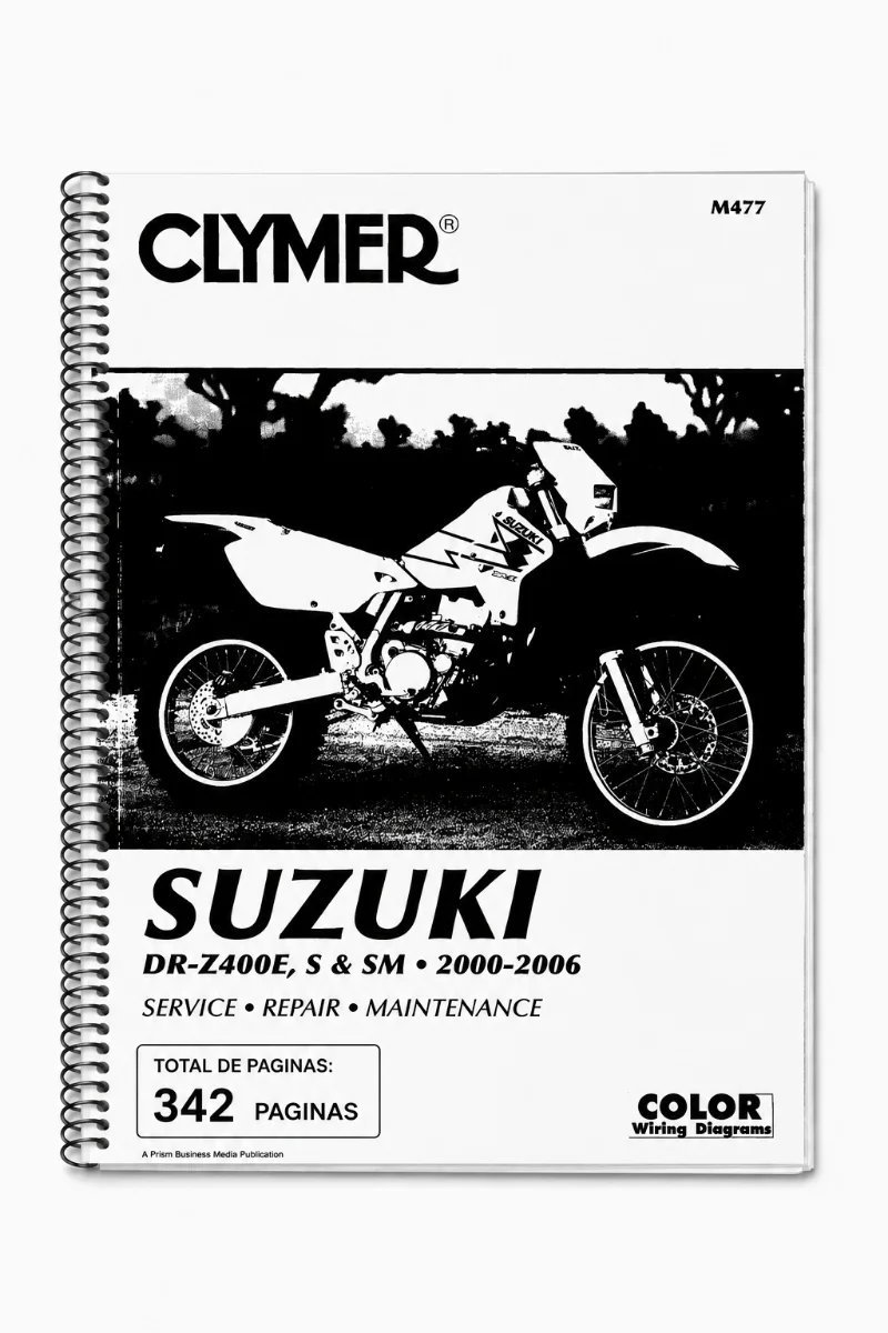 Manual de Taller Suzuki DR-Z400E/S/SM 2000-2006 Clymer