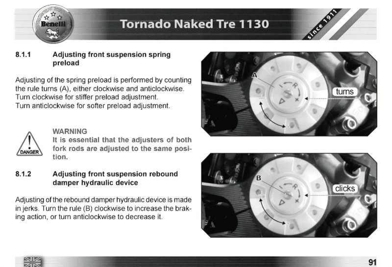 Manual de Taller Benelli Tornado Naked Tre 1130 - Imagen 3