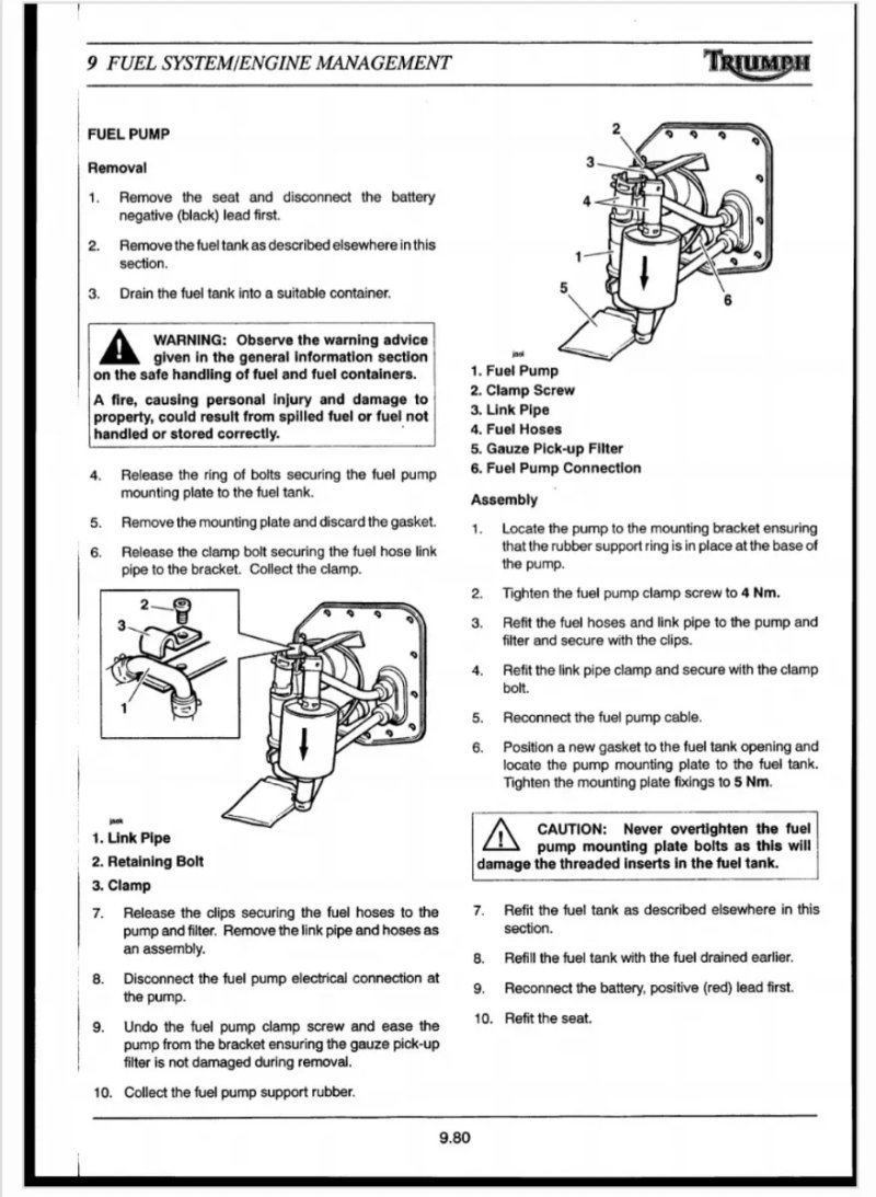 Manual de Taller Triumph Daytona 955i Speed Triple - Imagen 3