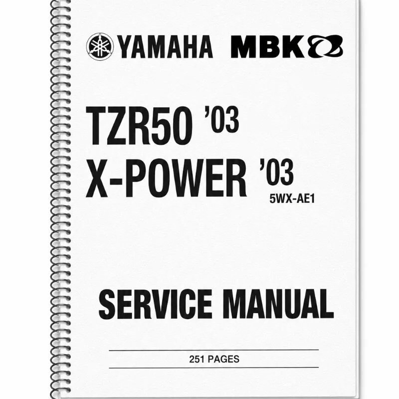 Manual  de Taller  Yamaha TZR50 X-POWER '03