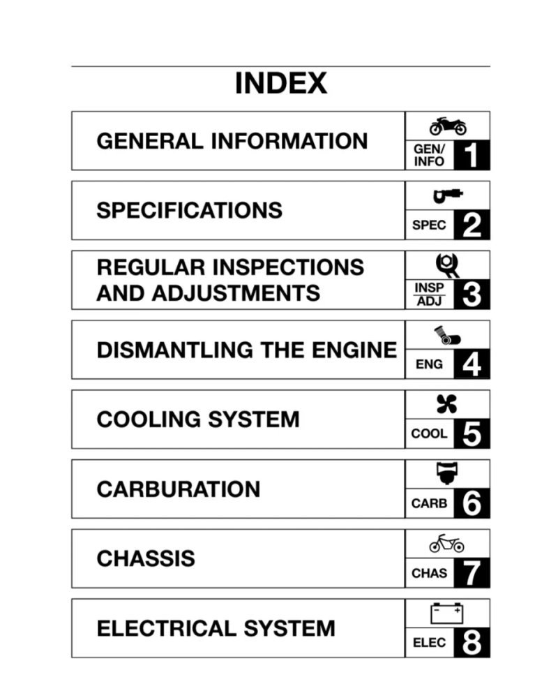 Manual de Taller Yamaha TZR50 X-POWER 2003 - Imagen 2