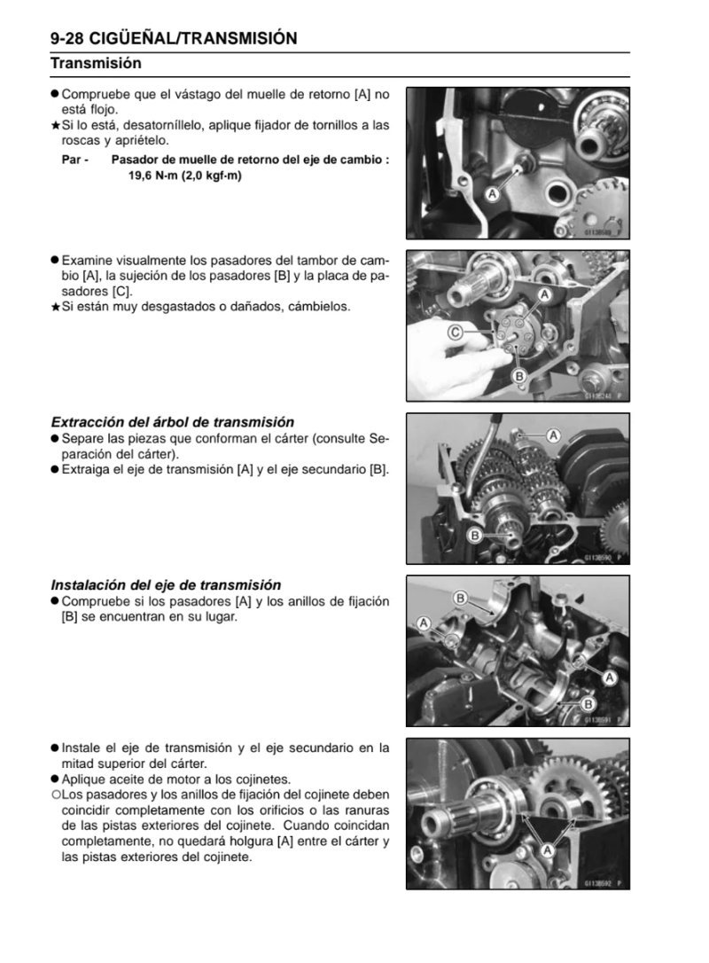 Manual de Taller Kawasaki Ninja 250R 2008 - Imagen 3