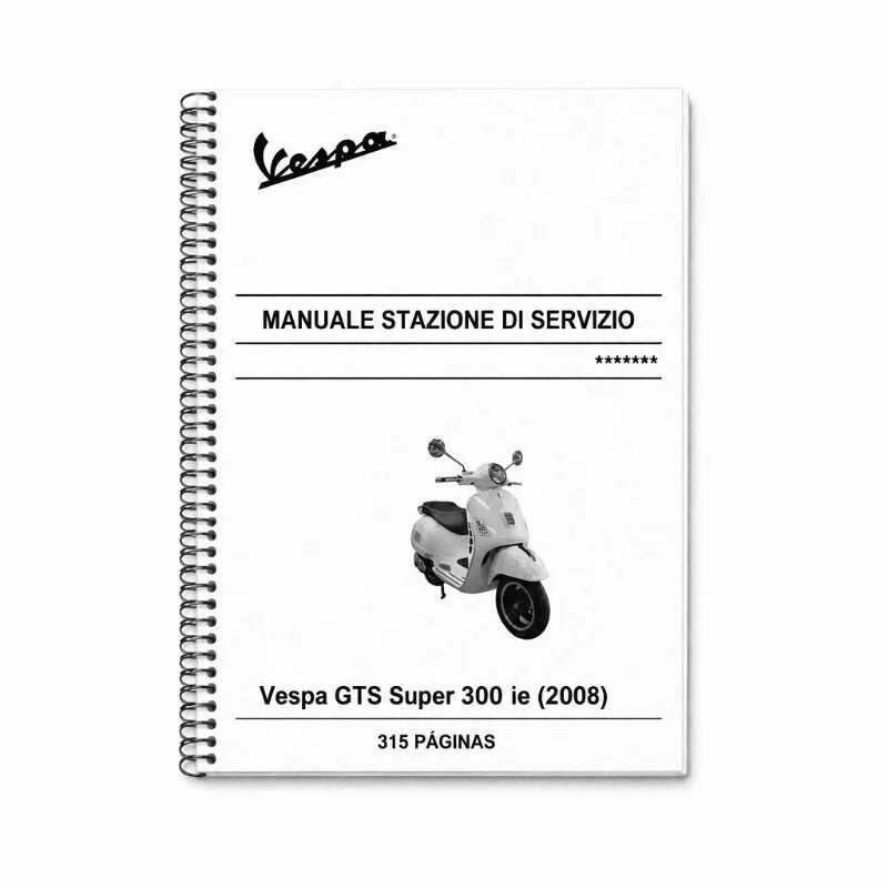 Manual de Taller Vespa GTS Gts 300 2008