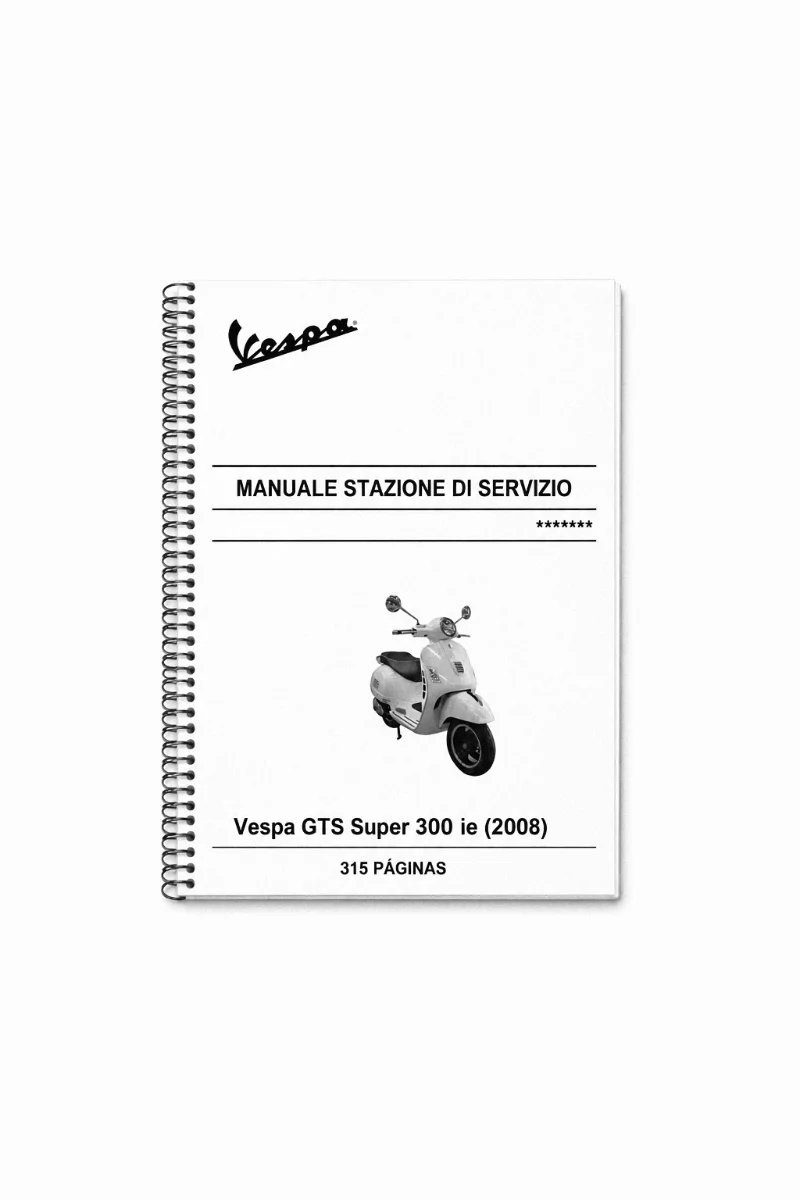 Manual de Taller Vespa GTS Gts 300 2008