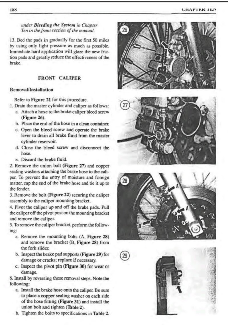 Manual de Taller Yamaha XV 535 Virago 1996 - Imagen 4