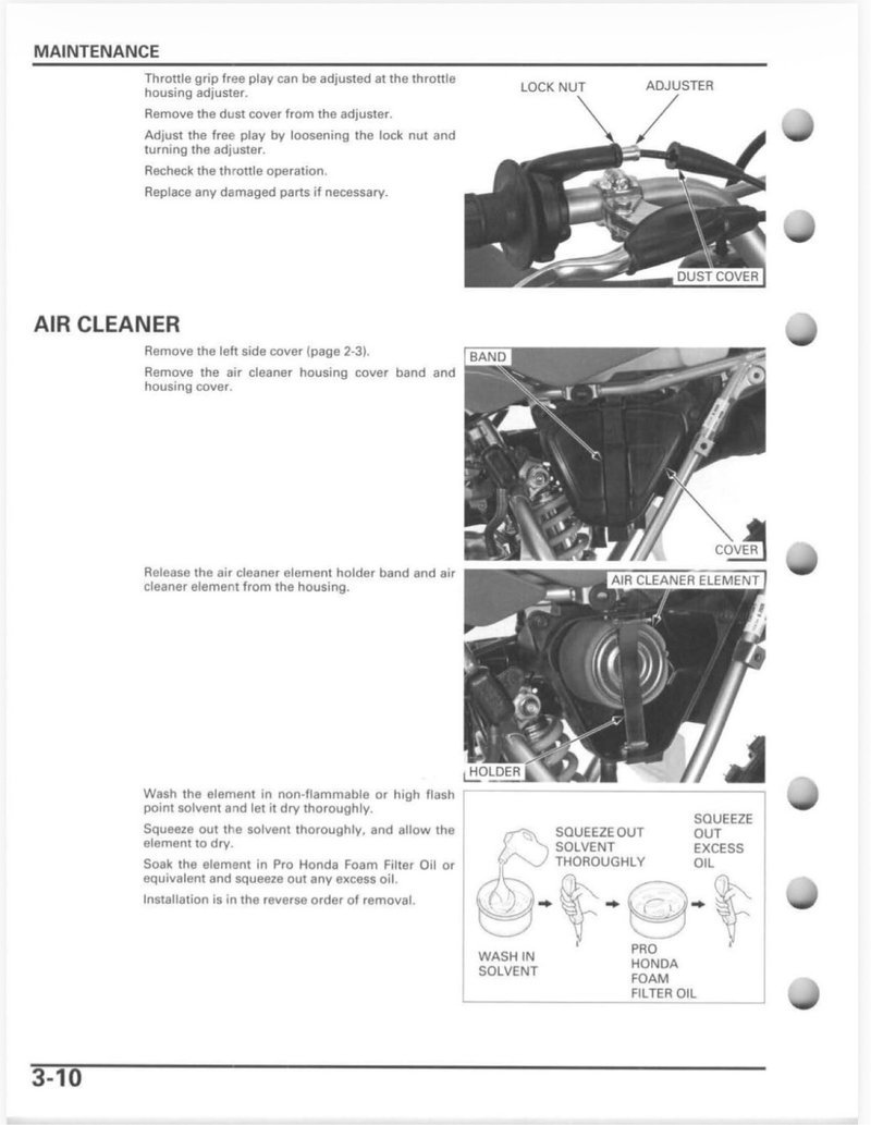 Manual de Taller Honda CRF80F CRF100F 2004-2013 - Imagen 3