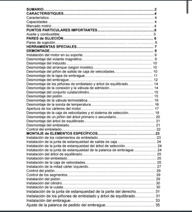 Manual de Taller AM6 Motor 50cc - Imagen 2
