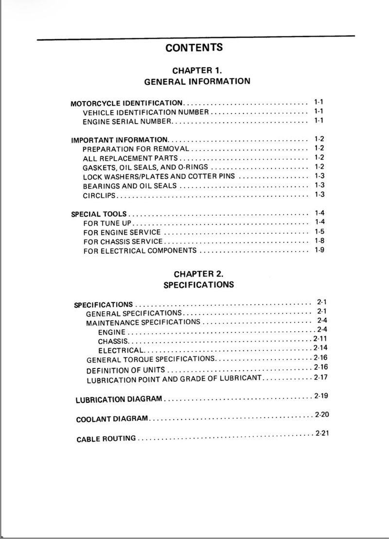 Manual de Taller Yamaha FZR400 (Inglés) - Imagen 2