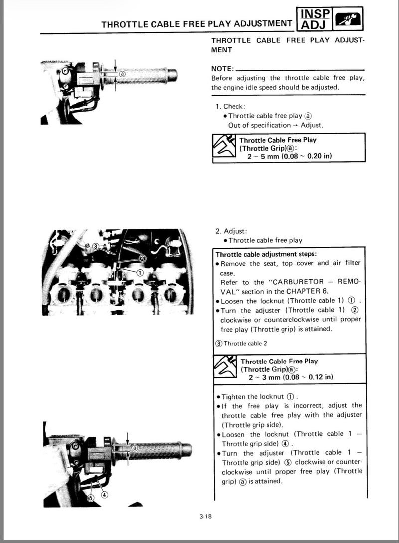 Manual de Taller Yamaha FZR400 (Inglés) - Imagen 3