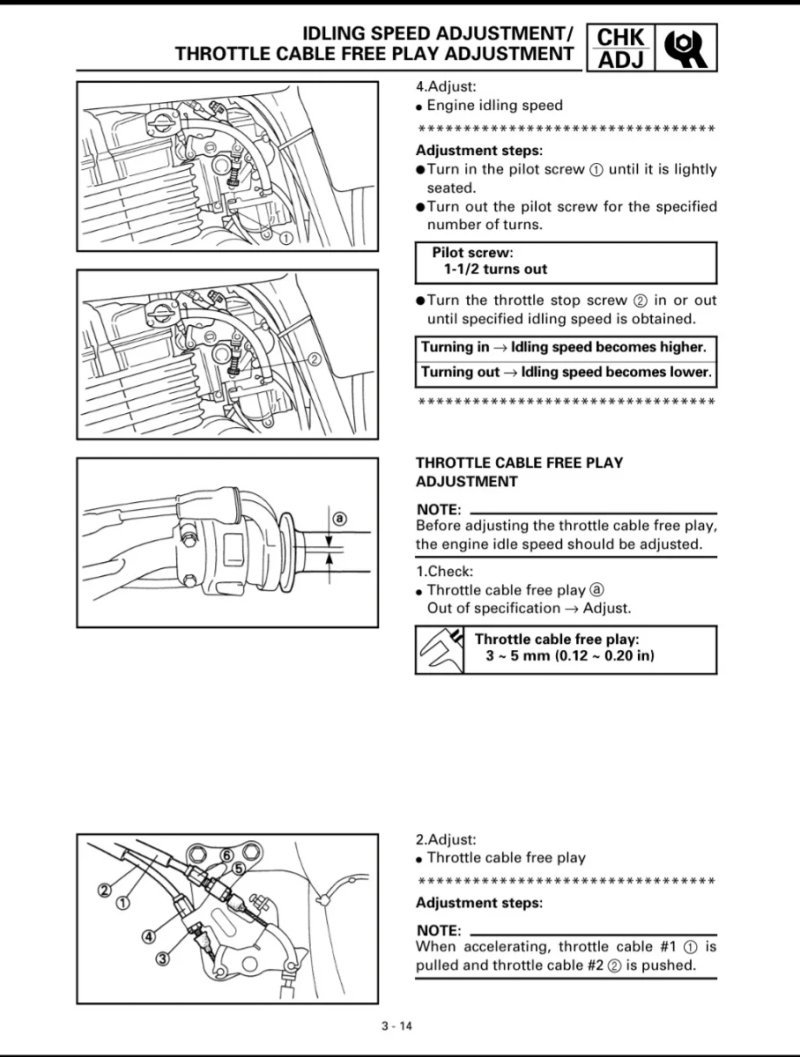 Manual de Taller TTR250 Service & Repair 1999-2006 - Imagen 3