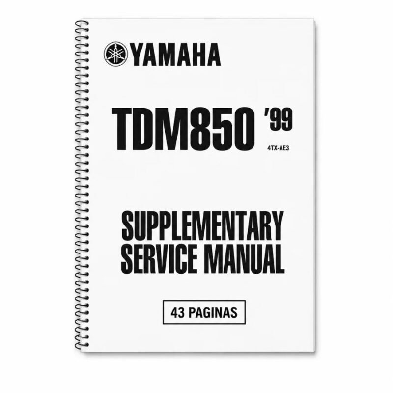 Manual de Taller Yamaha TDM850 1999