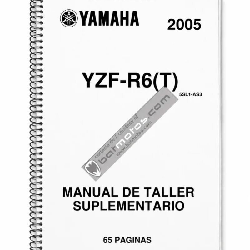 Manual Taller Yamaha YZF-R6(T) 2005