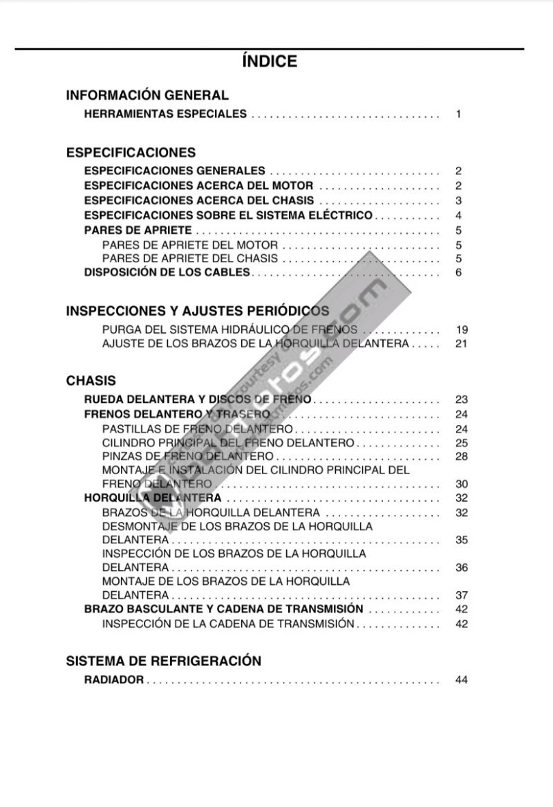 Manual de Taller Yamaha YZF-R6(T) 2005 - Imagen 2