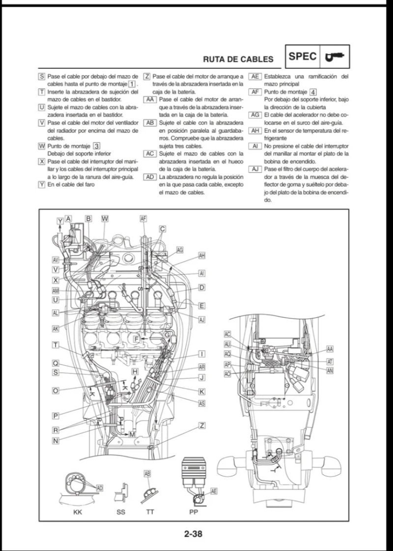 Manual de Taller Yamaha YZF-R1(P) 2002 (en español) - Imagen 3