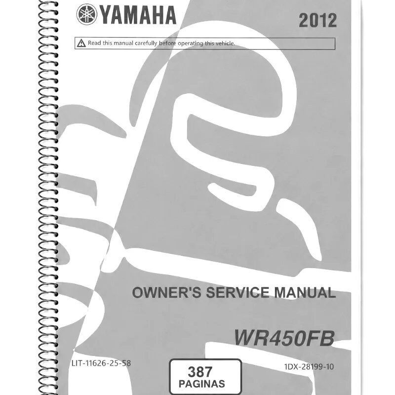 Manual de Taller Yamaha WR450FB 2012