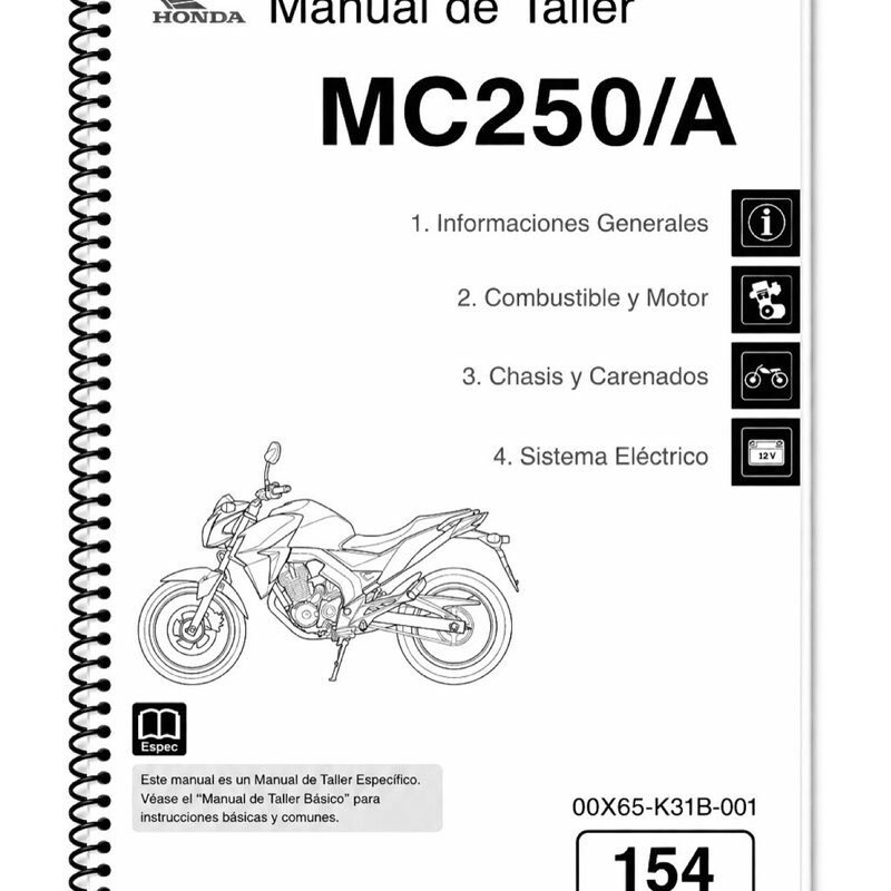 Manual Taller Honda MC250/A