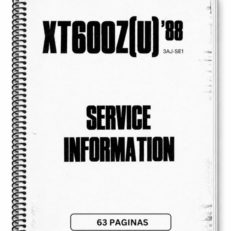 Manual de Taller  XT600Z(U) '88