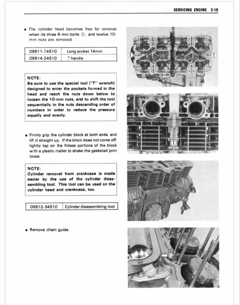 Manual de Taller Suzuki GSX1100 (Inglés) - Imagen 4