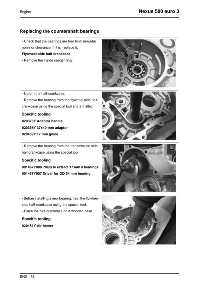 Manual de Taller Gilera Nexus 500 - Imagen 3
