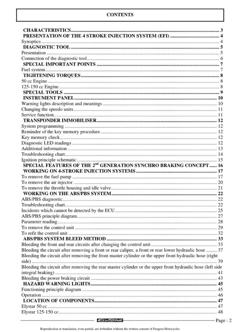 Manual de Taller Peugeot ELYSTAR 2008 - Imagen 2