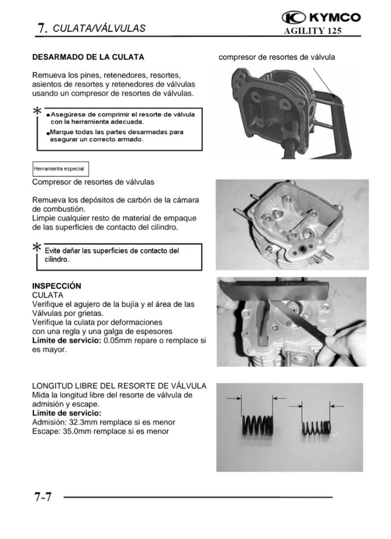 Manual de Taller Kymco Agility 2016 - Imagen 3